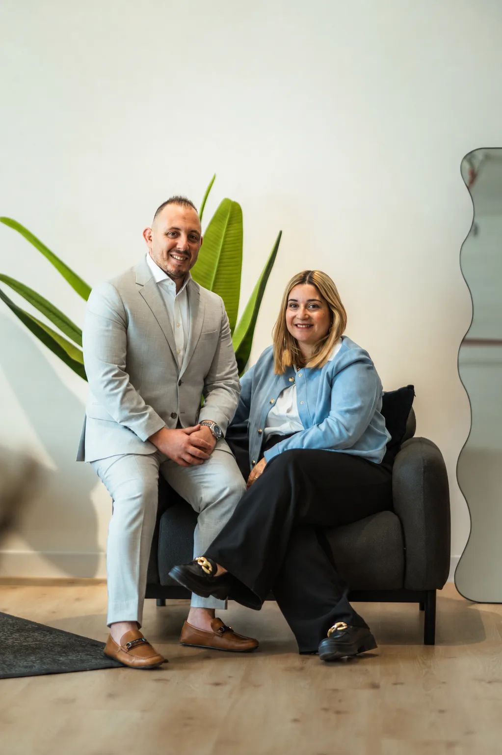 Céline et Julien Martello, fondateurs d'Iconik Immobilier